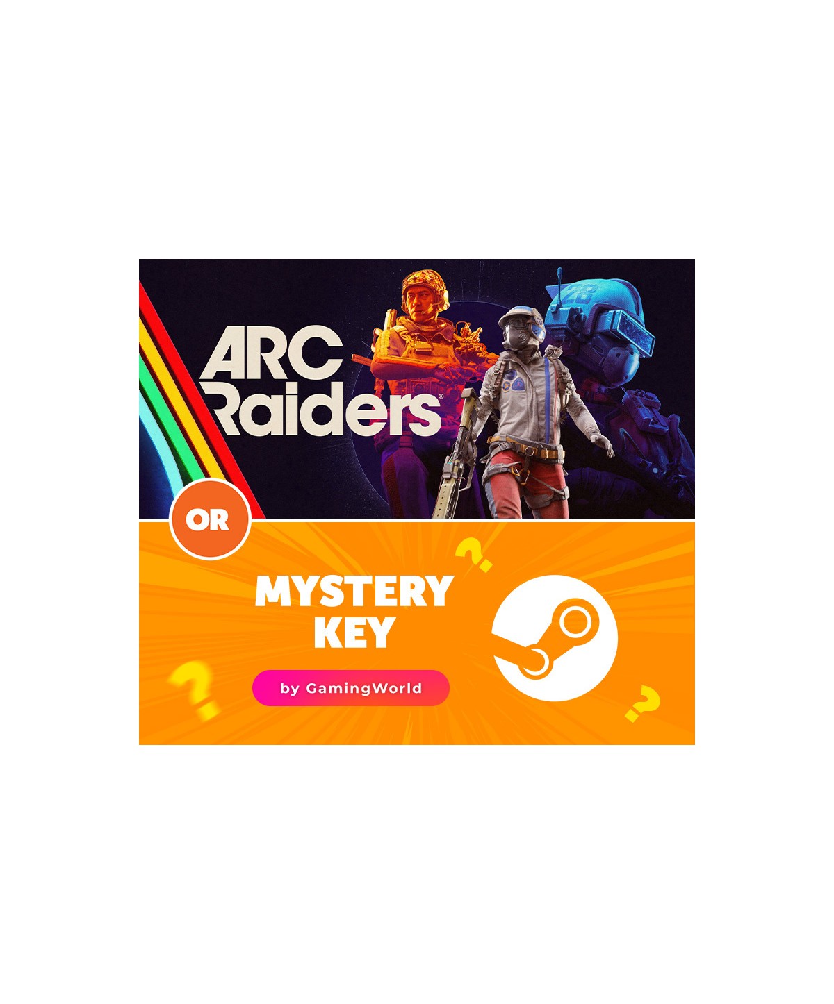 ARC Raiders or Mystery by GamingWorld Steam Key 101